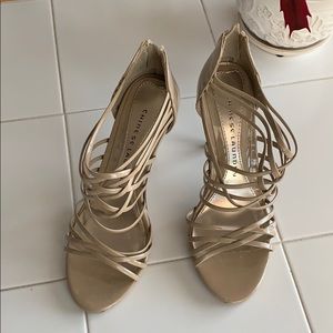 Chinese laundry nude strappy heels
